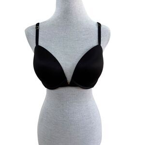 Victoria’s Secret Push Up Black Plunge Bra 36D